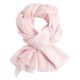 Twill-vevd kasjmirskjerf i fin delikat rosa