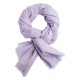 Twill-vevd pashmina skjerf i lavendelfarge