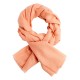 Ferskenfarget pashmina skjerf i twill-vevning