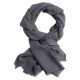 Diamantvevd mørkegrått pashmina sjal