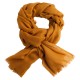 Mørk gyldent pashmina sjal i diamantveving