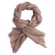Gråbrunt pashmina sjal i diamantmønster 