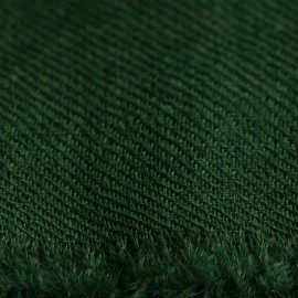 Militærgrønt sjal i 2 ply kasjmir twill