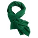 Mørkegrønt twill-vevd pashmina skjerf