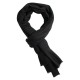 Antrasittgrå twill-vevd pashmina skjerf