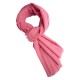 Rosa pashmina skjerf i ren kasjmir
