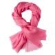 Rosa pashmina sjal i 2 ply twill