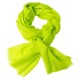 Limegrønt pashmina skjerf i 2 ply twill