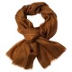 Kastanjebrunt sjal i 2 ply twill