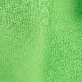 Diamantvevd gressgrønt pashmina sjal